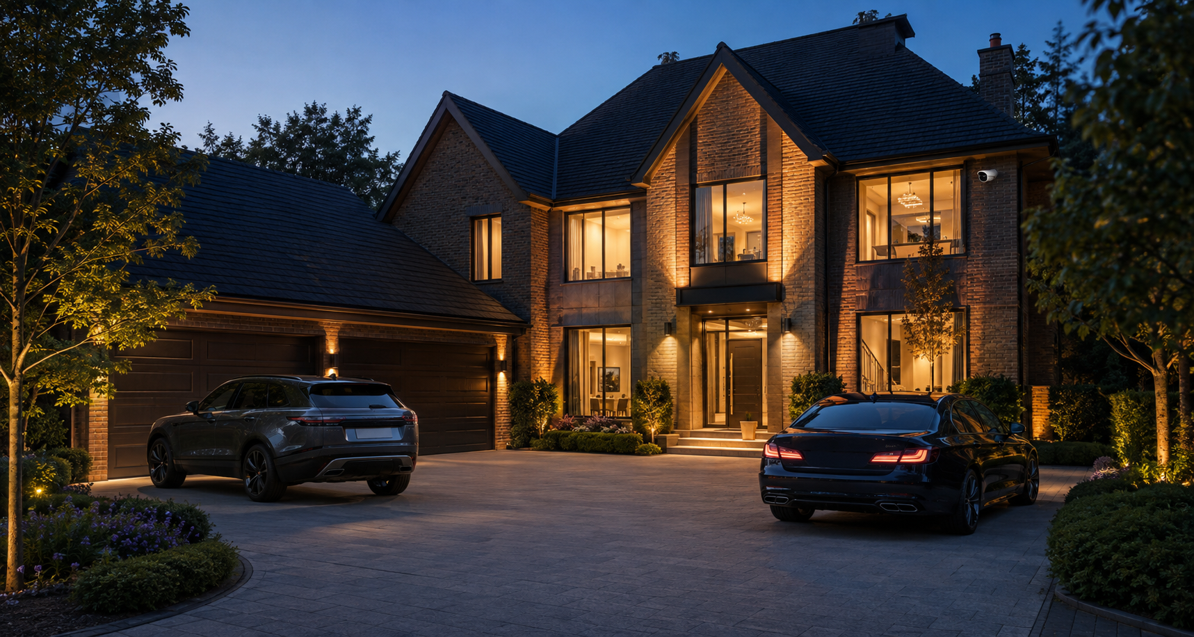 Premium detached home and driveway protected by CCTV